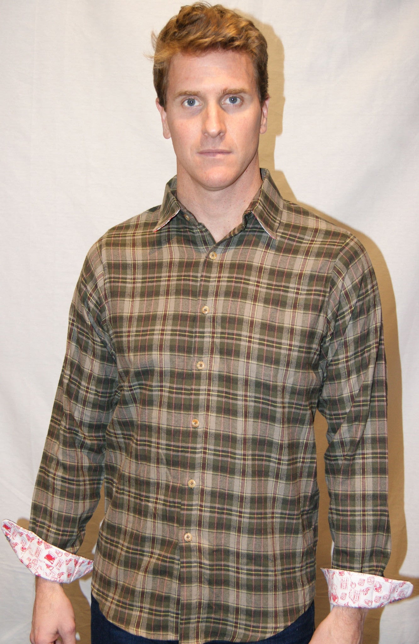 Green Plaid Flannel