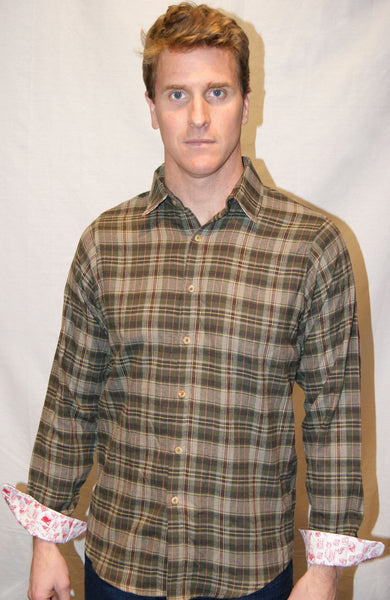Green Plaid Flannel