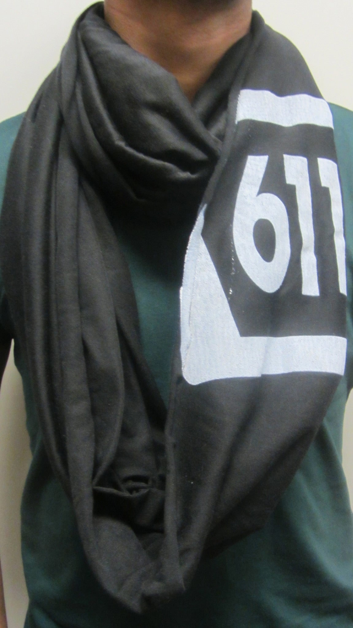 Black Infinity Scarf