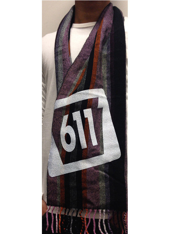 Vertical Striped Scarf