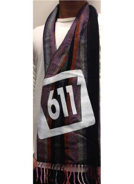 Vertical Striped Scarf