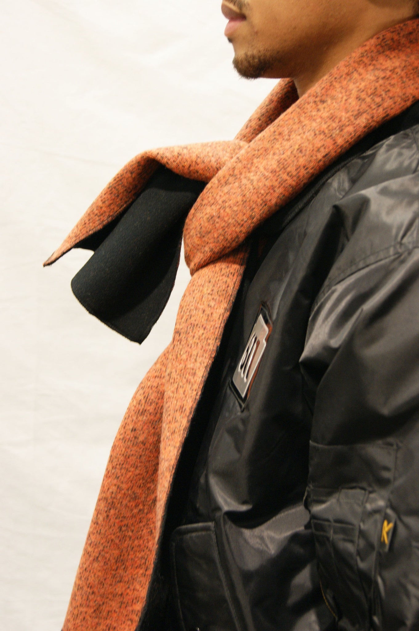 Orange & Black Neck Warmer