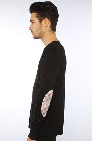 Long Sleeve V-Neck with Paisley Print