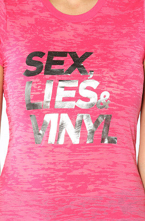 Sex, Lies & Vinyl Tee