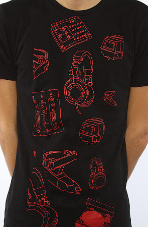 Short Sleeve DJ Pattern Tee