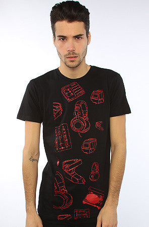Short Sleeve DJ Pattern Tee